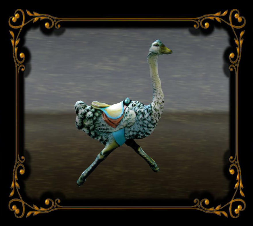 Carousel Ostrich | Kitely