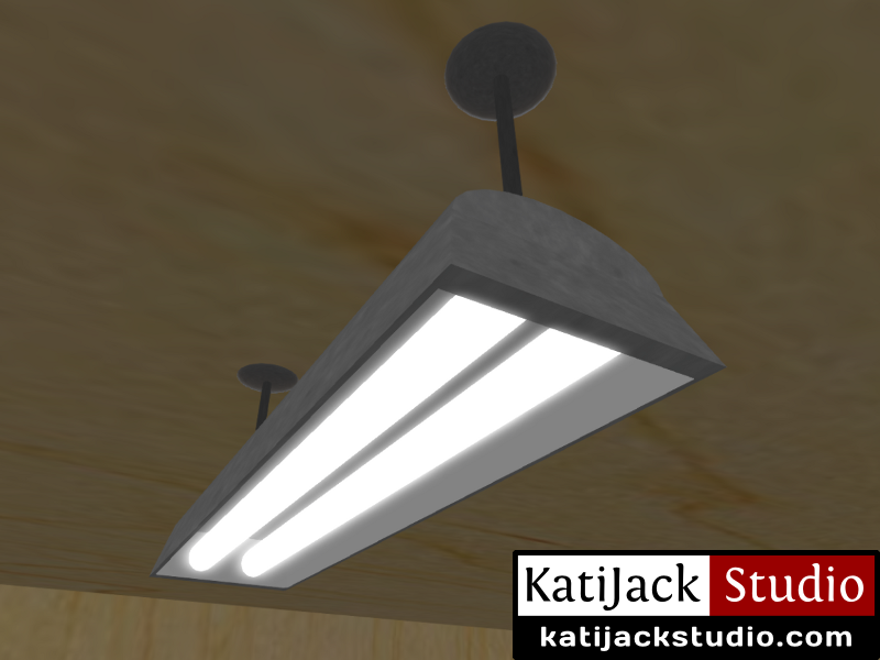 Fluorescent Hanging Light Kitely