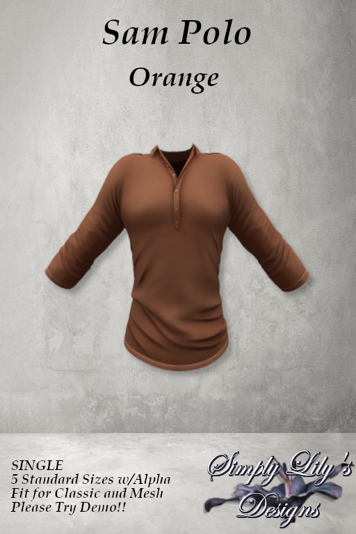 Sam Men's Elbow Length Sleeve Polo SLD Kitely