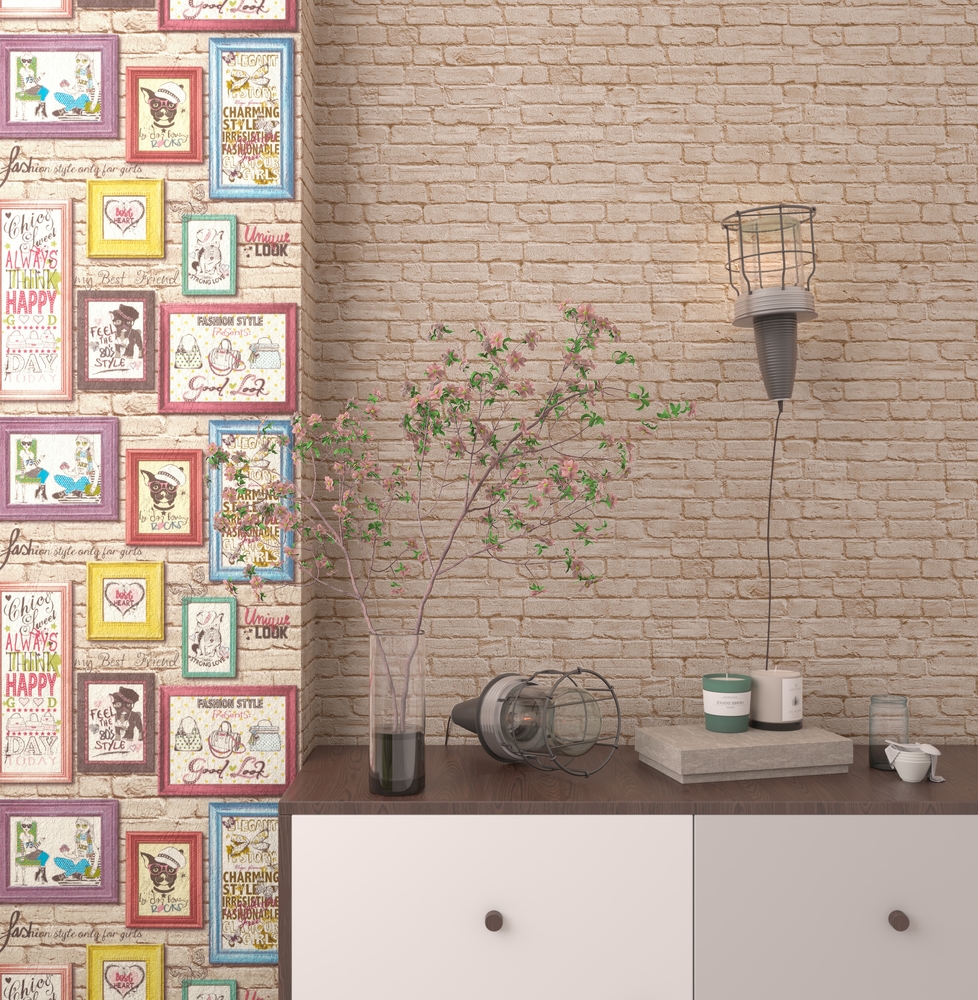Charming Shabby&Chic Brick Wall texture (Seamless) | Kitely - Textured Faux Finishes For Shabby Chic Homes